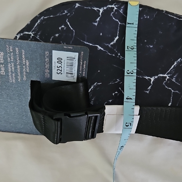 Apana Studio to Street Black Marble Belt Bag - Picture 5 of 5